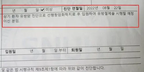 서울대병원 유방암 첫 진료 후기 전원 절차, 산정특례, C50 진단 코드