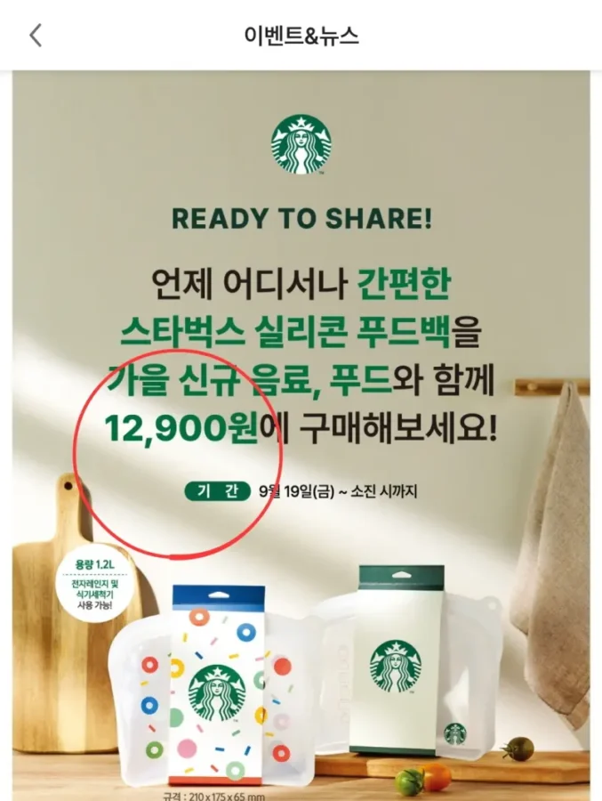 스타벅스 실리콘 푸드백 스벅 파우치 구매방법